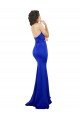 Sweetheart Flower Neckline High Neck Crepe Prom Dress