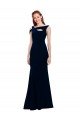 Sleeveless Crepe Mermaid Prom Dress with Side Slit
